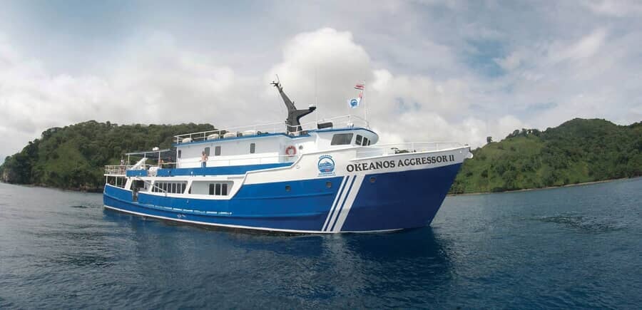 Okeanos Aggressor II, de los mejores cruceros de vida a bordo en Isla del Coco, Costa Rica