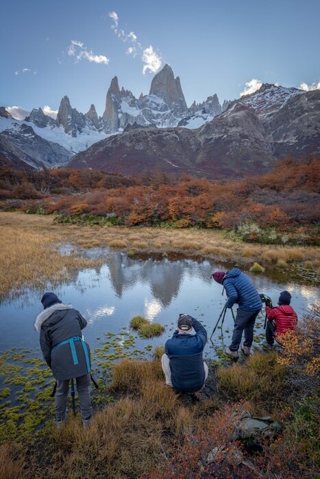 El Chalten reflexion lake workshop