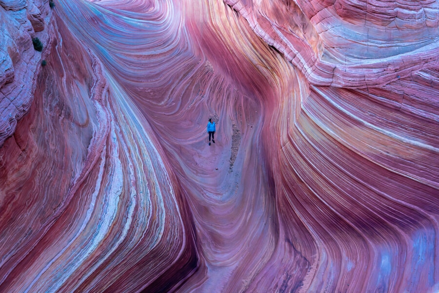 The Wave Slot Canyon