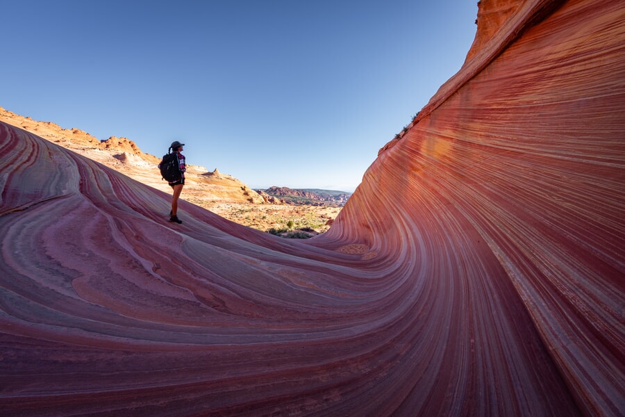 Hiking the wave after winning the lottery