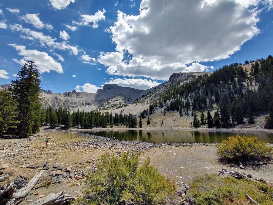 Hike in Great Basin National Park, one of the best places to go in Nevada to explore the outdoors