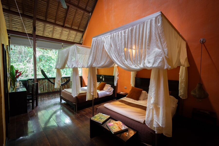 Accommodation at Tambopata Ecolodge
