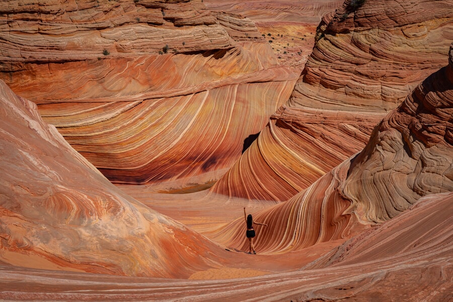 the wave rock formation