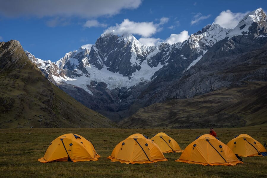 Campsite in Peruan Andes Photo Tour