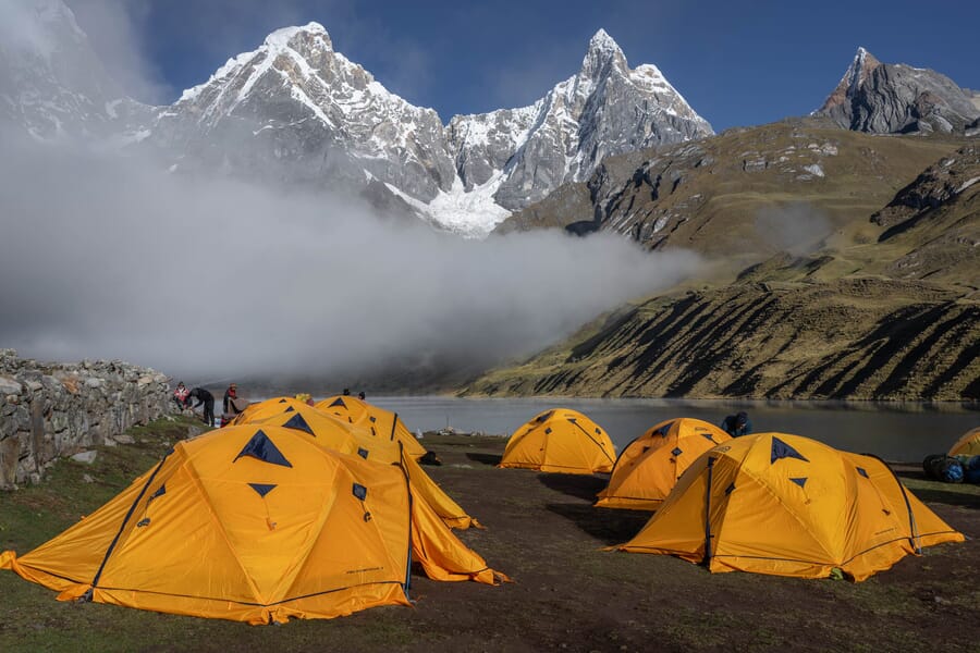 Campsite in Peruan Andes Photo Tour