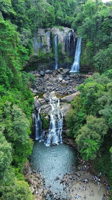  Diferencias entre la Cascada Nauyaca superior e inferior 