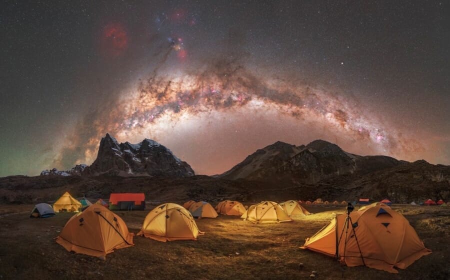 Campsite in Peruan Andes Photo Tour
