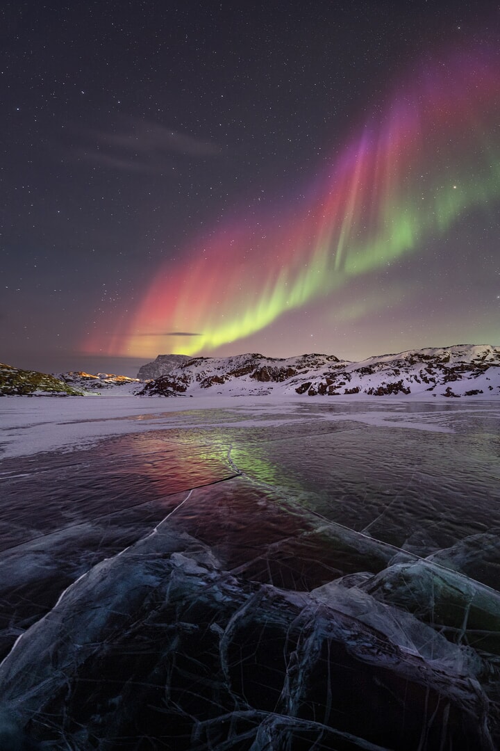 Northern Lights in Greenland Ollie Taylor 2025 Northern Lights Photographer of the Year