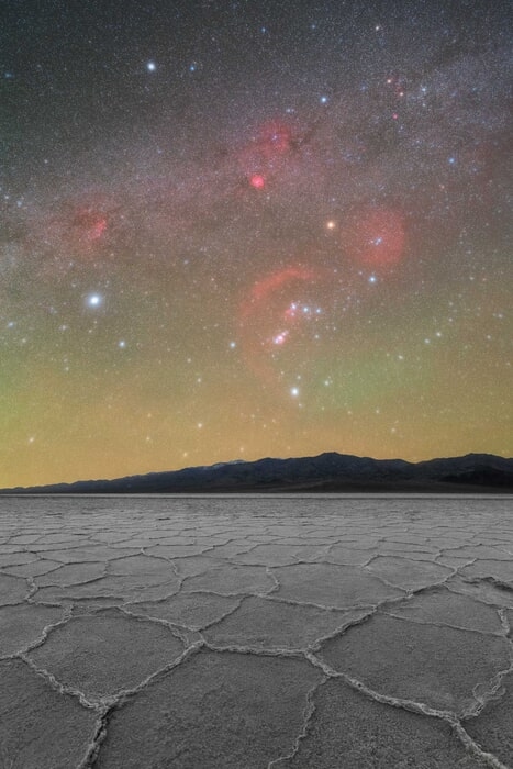 Death Valley H-alpha astrophotography workshop H-alpha astrophotography workshop in Death Valley National Park