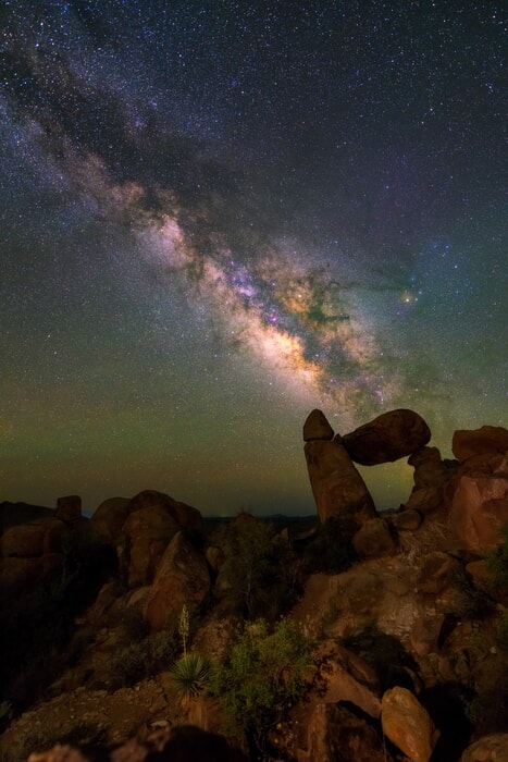 Big Bend National Park under the Milky Way