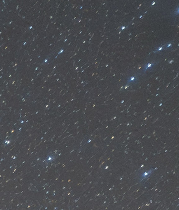 Coma in the corner of an image Coma in stars