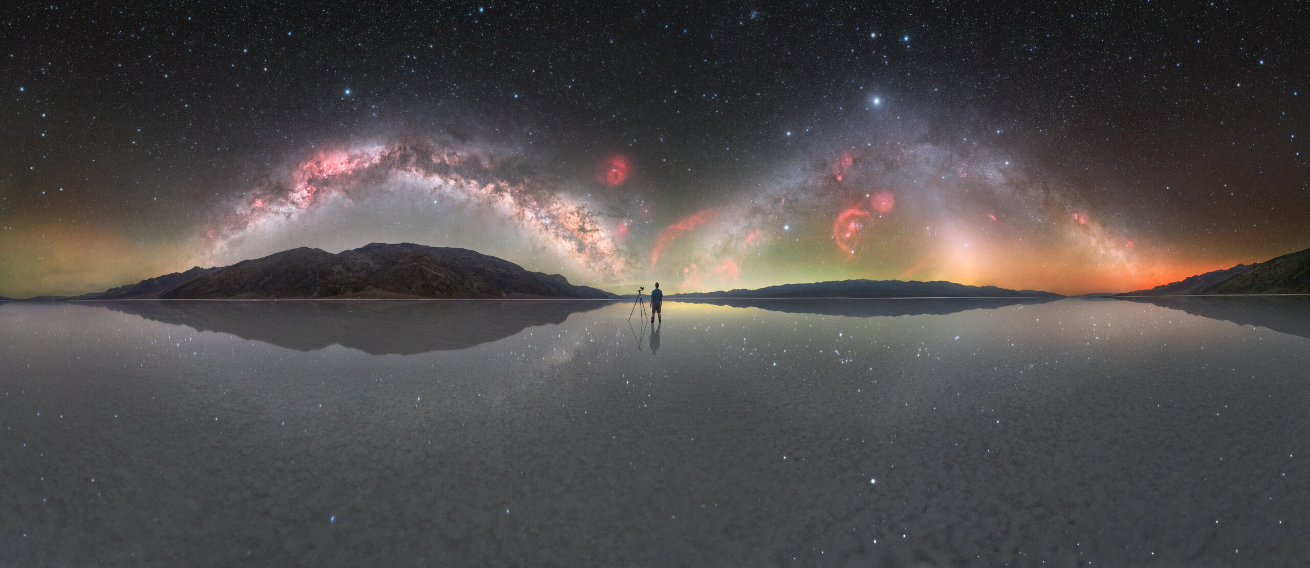 Double Milky Way Arch Death Valley
