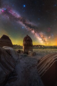 La Via Lactea sobre Arizona, EE. UU. La Via Lactea en Arizona, EE. UU.