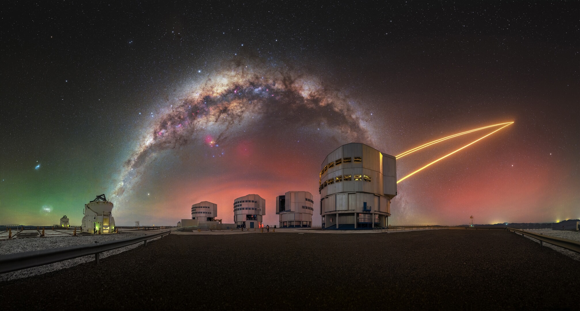 Milky Way Arch over Chile Milky Way over Paranal, Chile