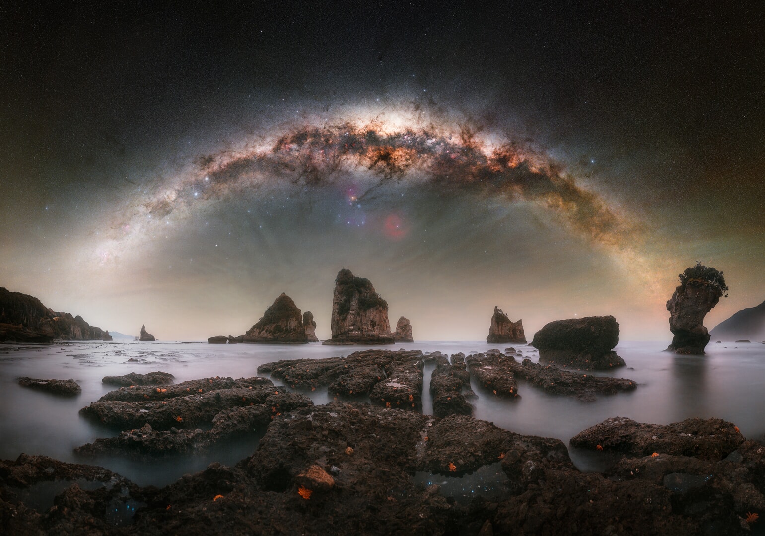 Milky Way over West Coast, NZ Milky Way over West Coast, New Zealand