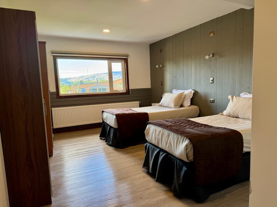 Habitación doble en el Refugio Lodge