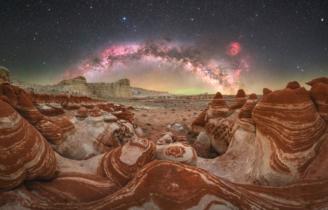 Arizona-blue canyon-Milky Way