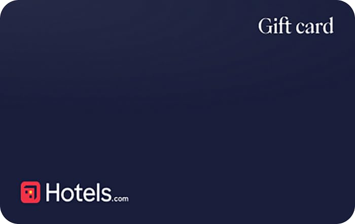 hotels.com gift card, one of the gifts for travelers