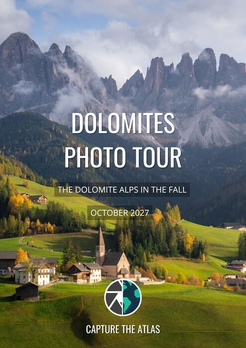 Download the Dolomites Photo Tour Brochure
